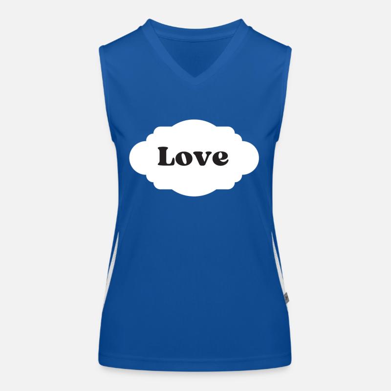 Love Débardeur respirant contrasté Femme