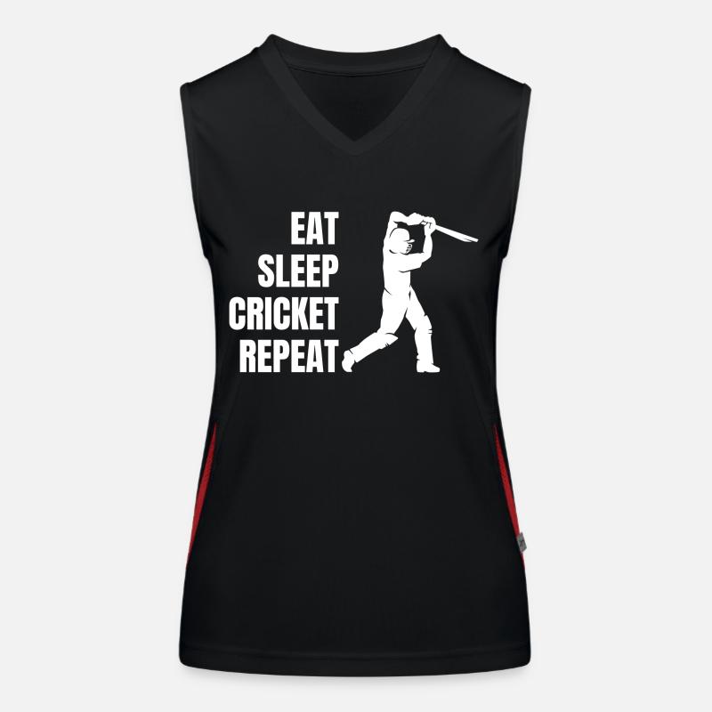 Cricket team Cricket cricket team Women's Functional Contrast Tank Top