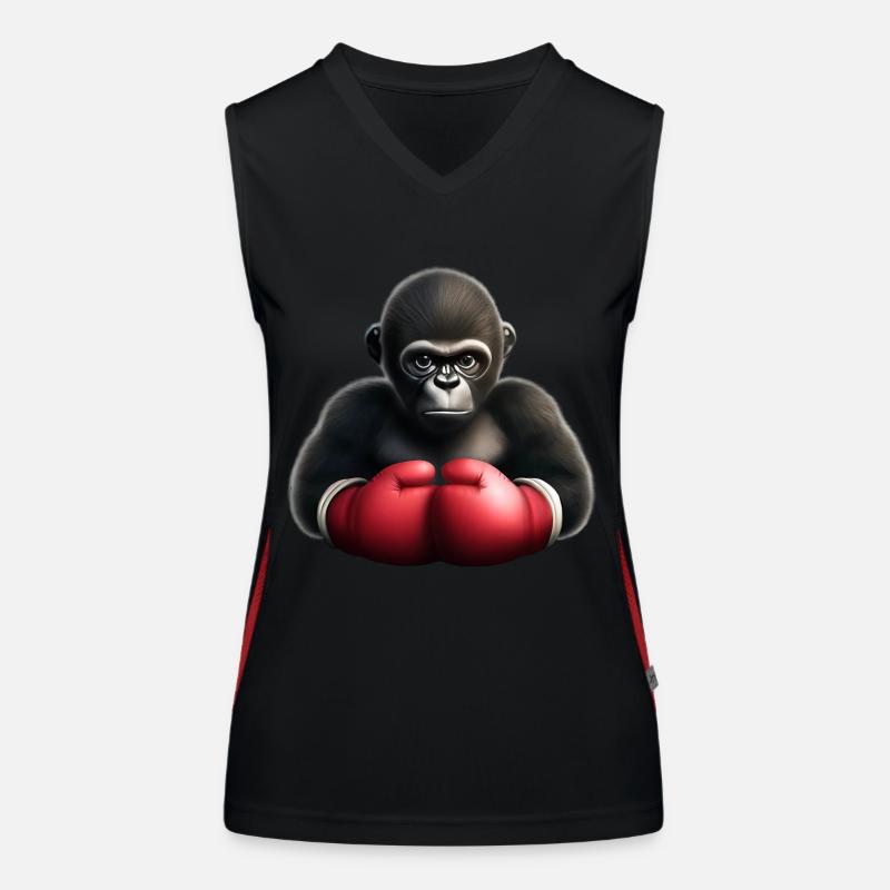 Boxer Gorilla Women's Functional Contrast Tank Top