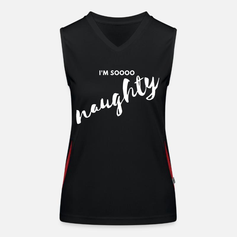 Ich bin so frech Funktionelles Kontrast-Tank Top für Frauen
