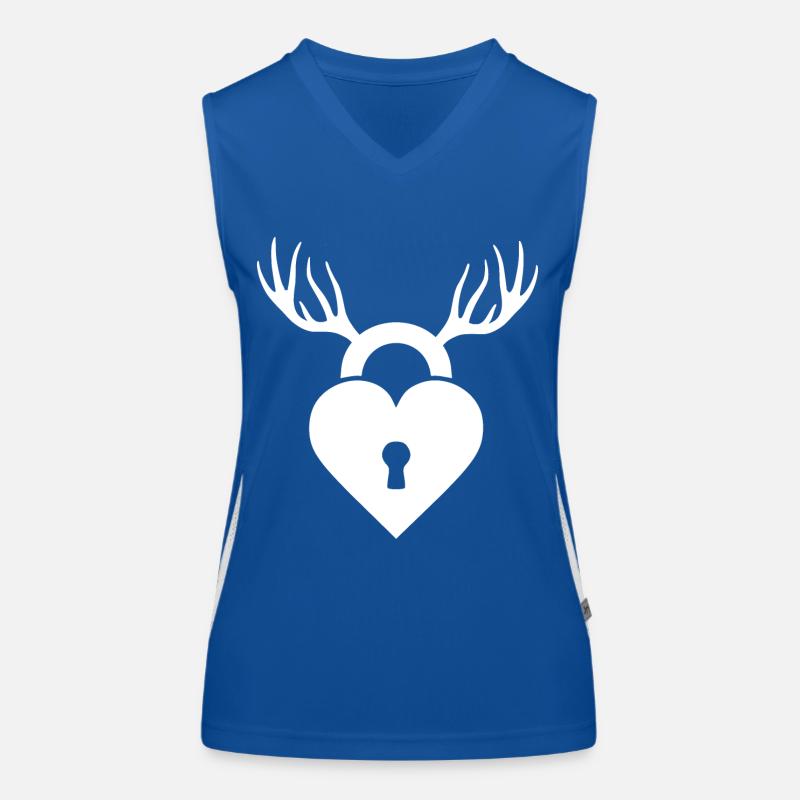 Cuckold Débardeur respirant contrasté Femme