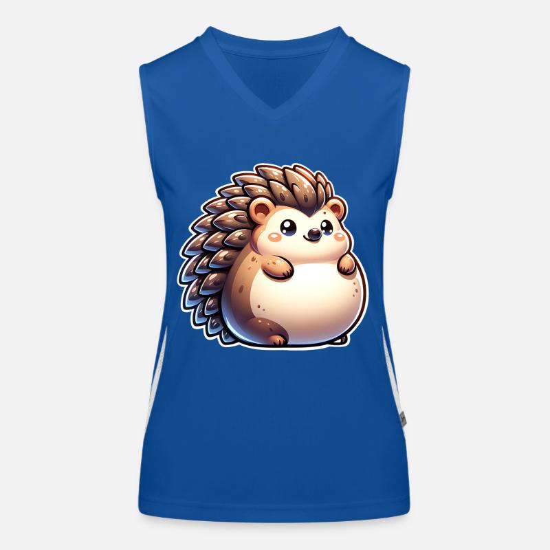Igel Funktionelles Kontrast-Tank Top für Frauen