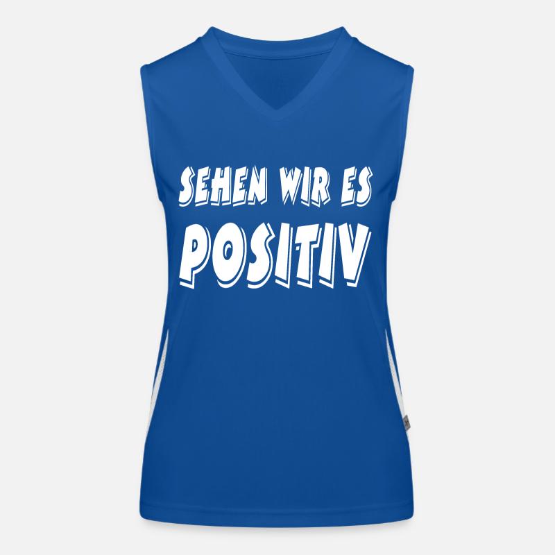 Positiv Funktionelles Kontrast-Tank Top für Frauen