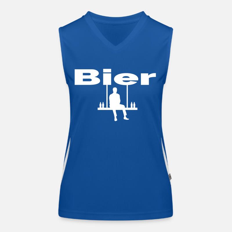 Bier Funktionelles Kontrast-Tank Top für Frauen