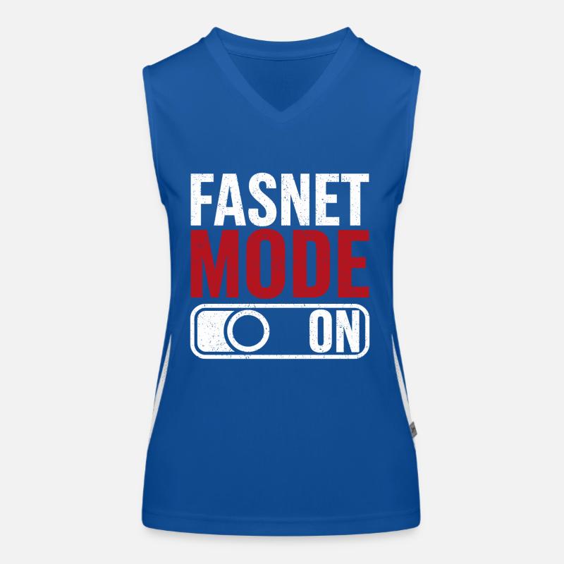 Fasnet Mode On Women's Functional Contrast Tank Top