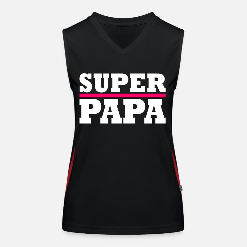 Super papa Débardeur respirant contrasté Femme