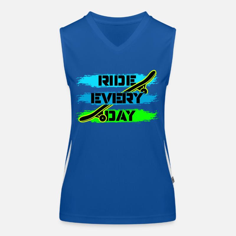 Skate Funktionelles Kontrast-Tank Top für Frauen