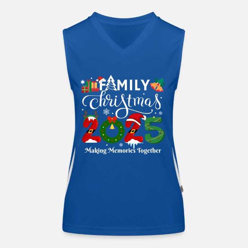 Merry Christmas Women's Functional Contrast Tank Top
