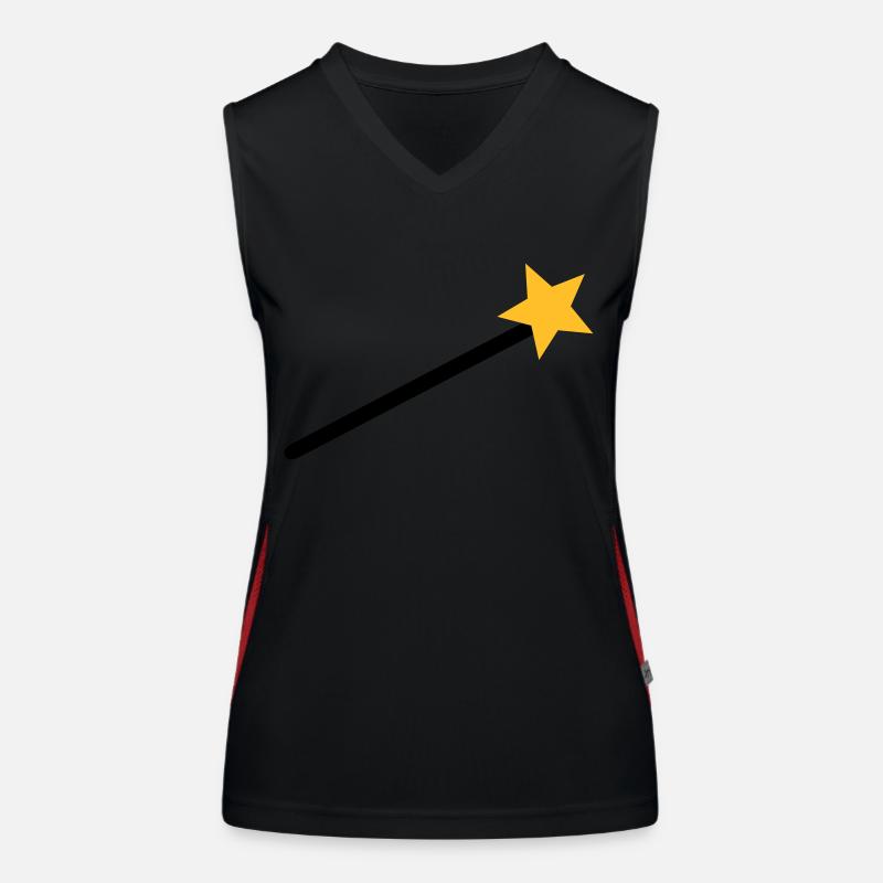 Zauberer Funktionelles Kontrast-Tank Top für Frauen