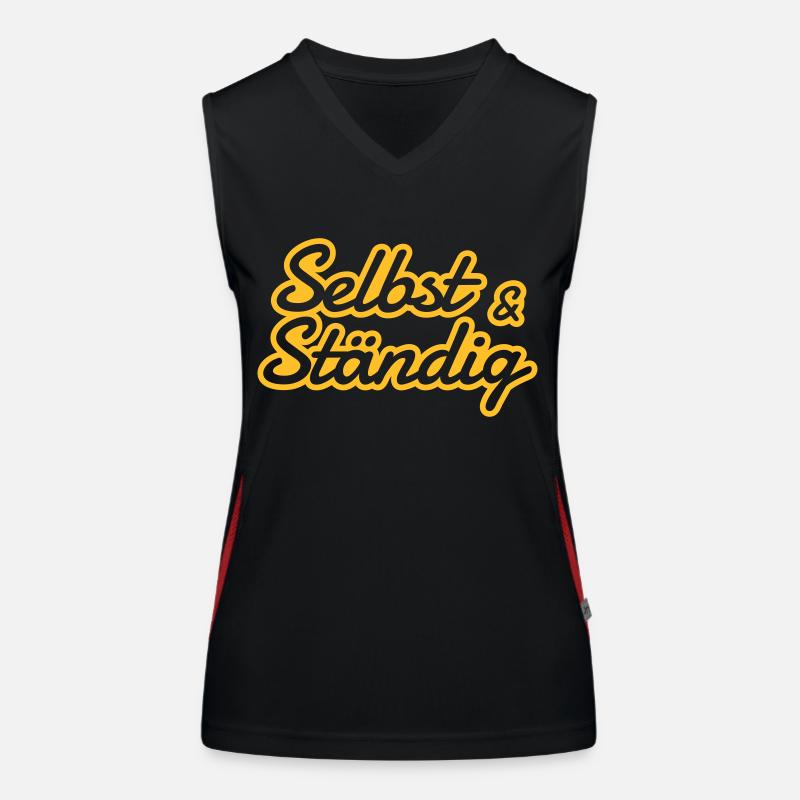 Self employed - self and constantly Women's Functional Contrast Tank Top