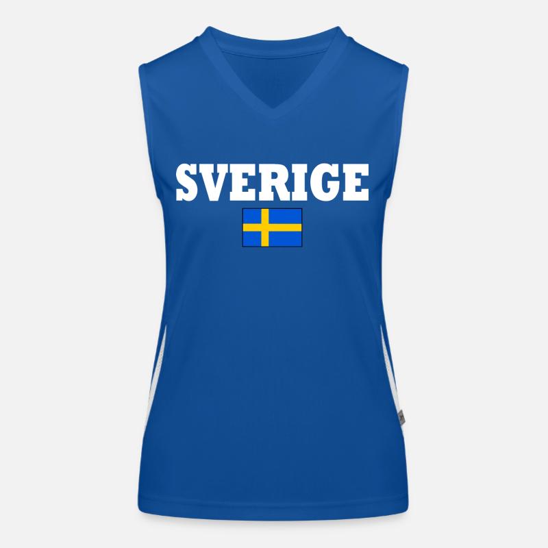 Sverige Débardeur respirant contrasté Femme