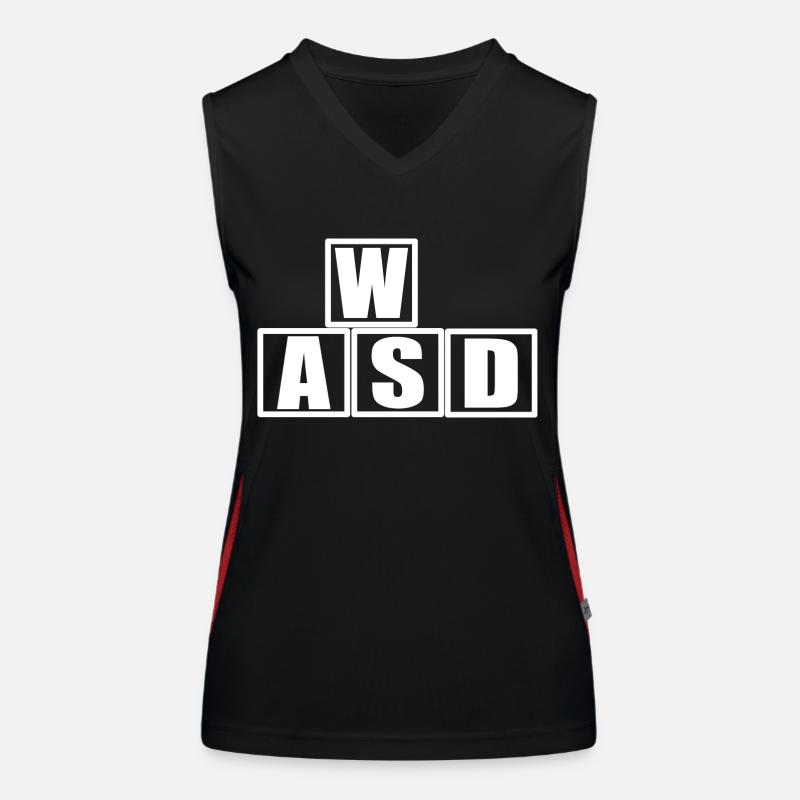 Game Player Console Controller Online Graphics lol Women's Functional Contrast Tank Top