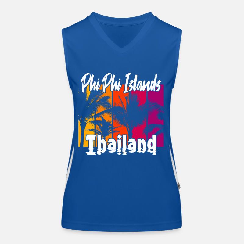 Îles Phi Phi Thaïlande Débardeur respirant contrasté Femme