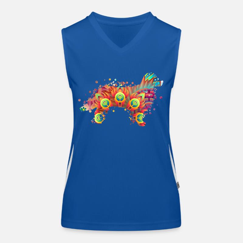 Golden Retriever Hunde Hundehalter Geschenk Design Funktionelles Kontrast-Tank Top für Frauen