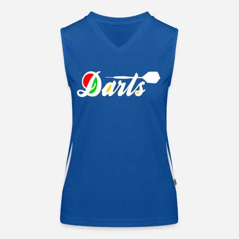 Darts Funktionelles Kontrast-Tank Top für Frauen