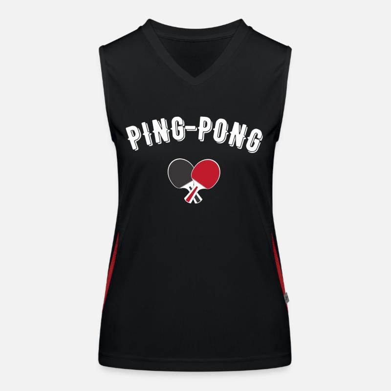 Ping pong Women's Functional Contrast Tank Top