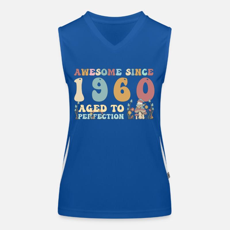 Super seit 1960 - 63. Geburtstag - 2023 Groovy Funktionelles Kontrast-Tank Top für Frauen