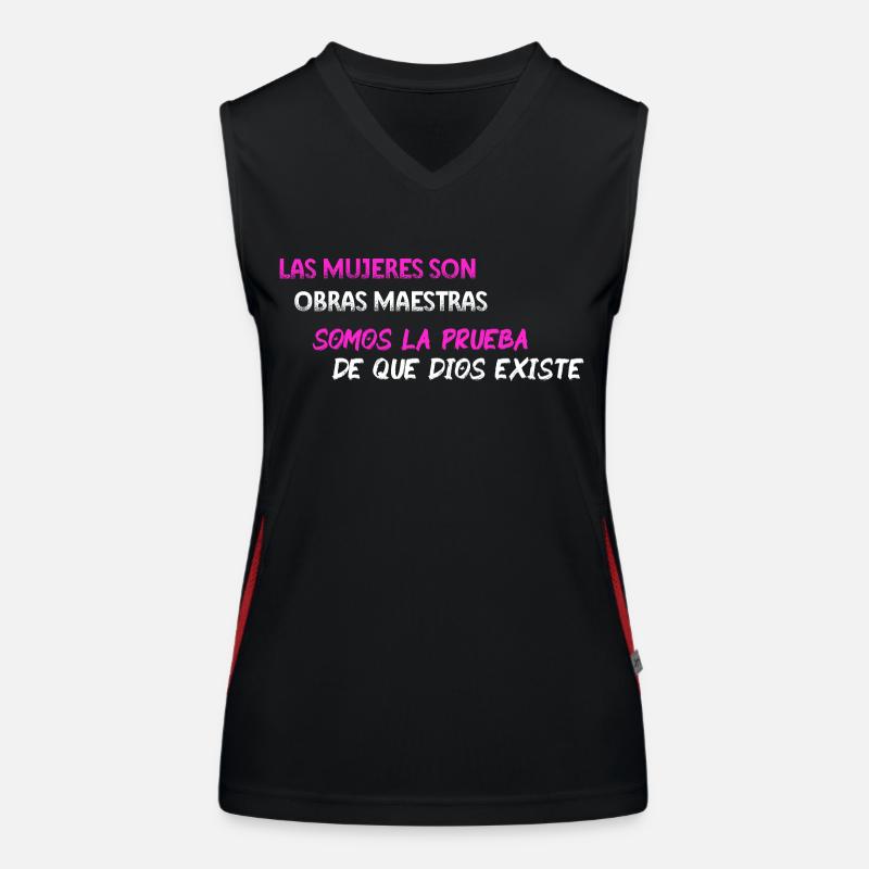 Femmes chefs d'œuvre - BLK WE Débardeur respirant contrasté Femme