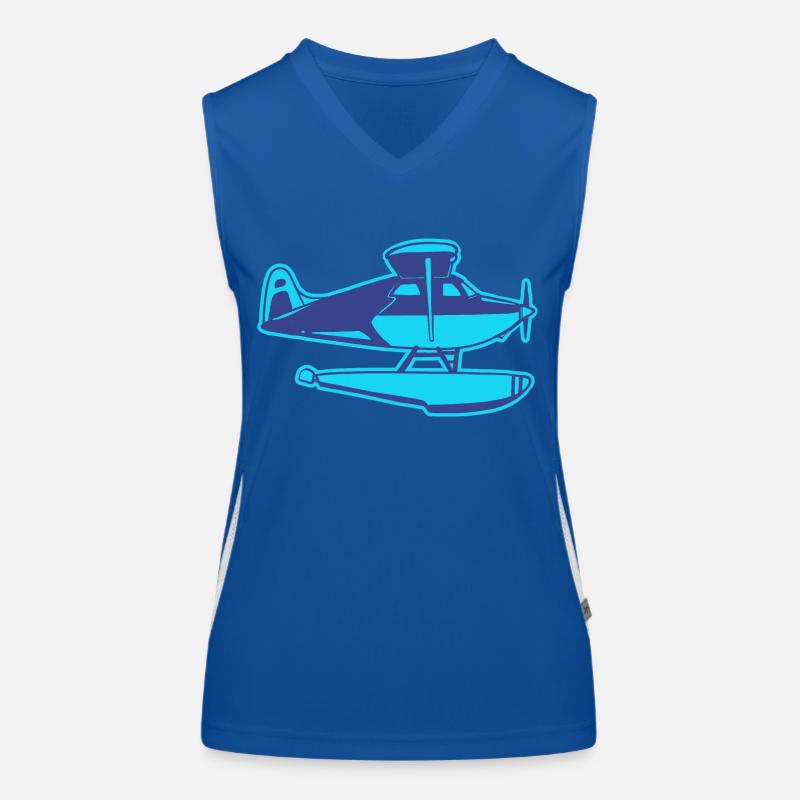 Das Wasserflugzeug Funktionelles Kontrast-Tank Top für Frauen