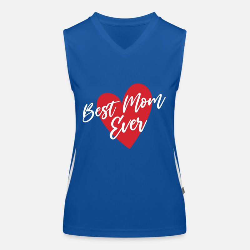 Beste Mutter aller Zeiten Funktionelles Kontrast-Tank Top für Frauen
