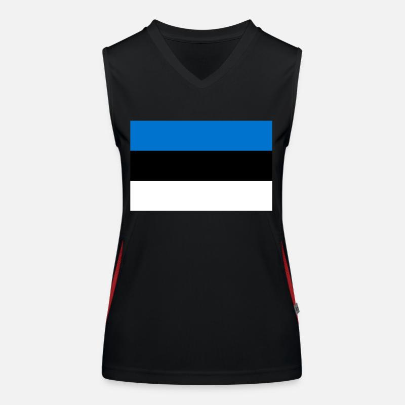 Estonia Women's Functional Contrast Tank Top