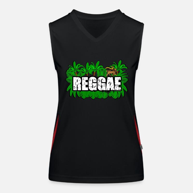 Reggae Lion Débardeur respirant contrasté Femme