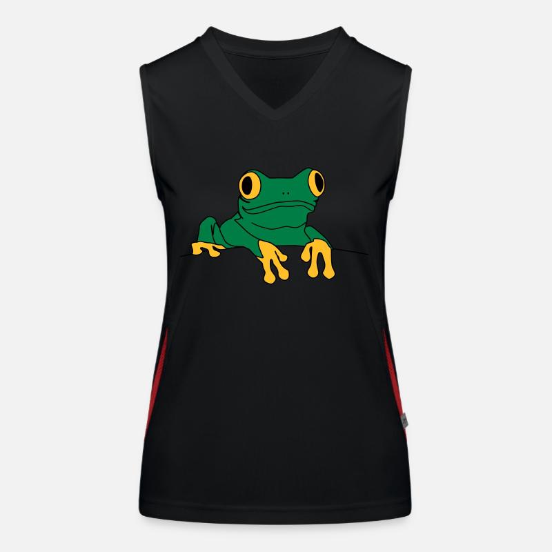 frosch Funktionelles Kontrast-Tank Top für Frauen