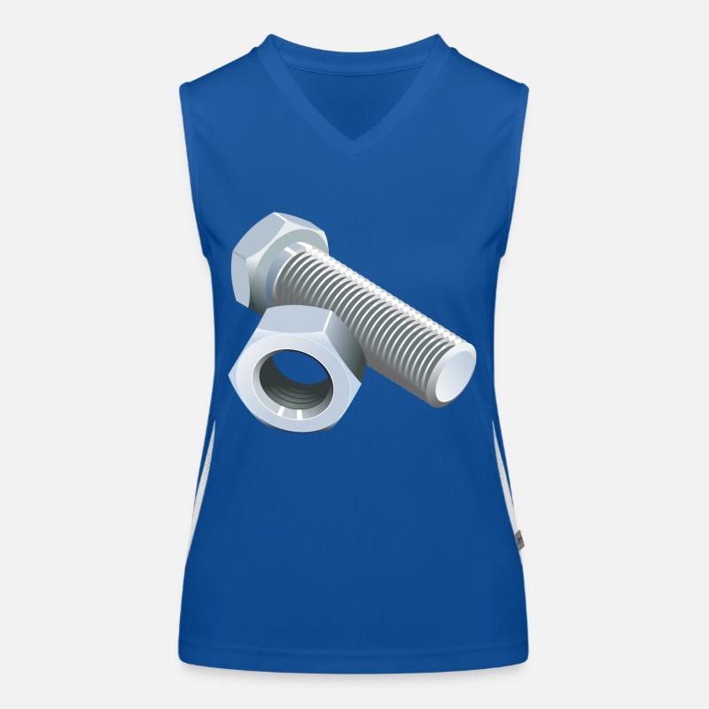 vis Débardeur respirant contrasté Femme