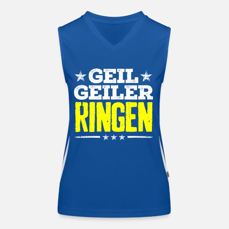 ringen - geil Funktionelles Kontrast-Tank Top für Frauen