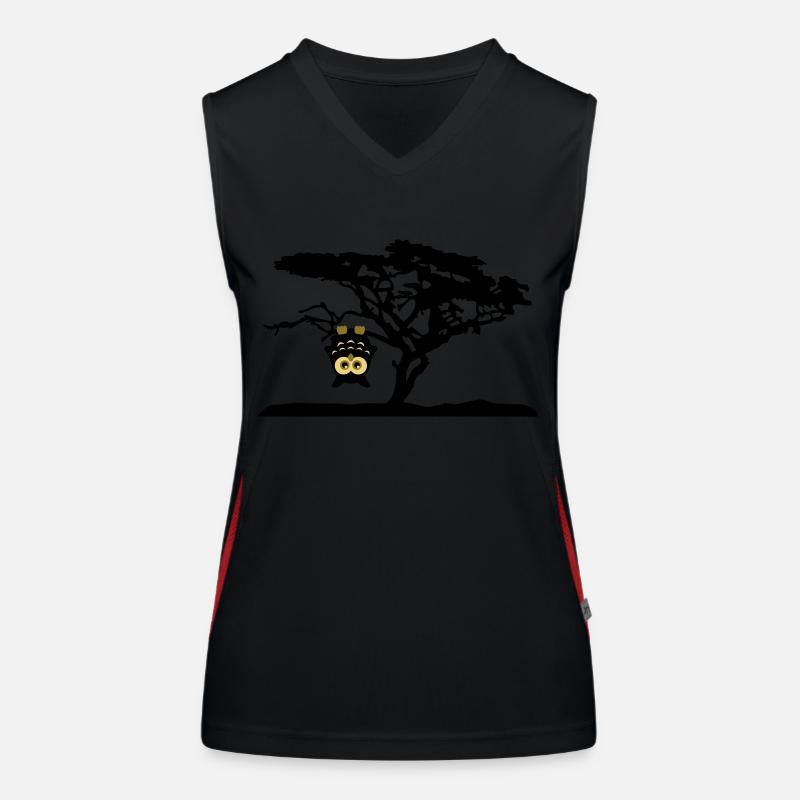 Eule Kopfüber Baum Hängen Different Funktionelles Kontrast-Tank Top für Frauen