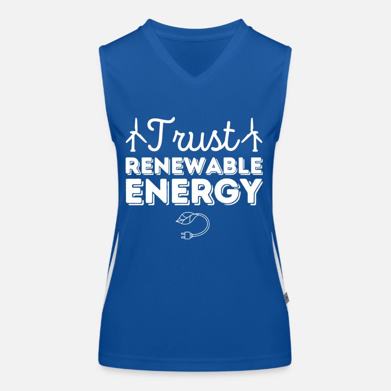 Trust Renewable Energy Women's Functional Contrast Tank Top