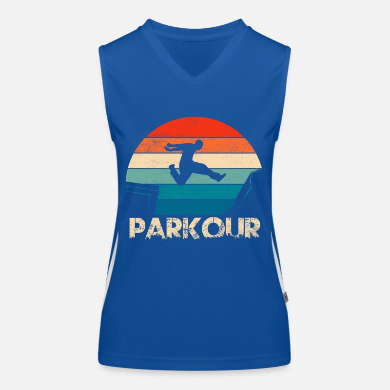 Parkour Traceur Free Running Women's Functional Contrast Tank Top