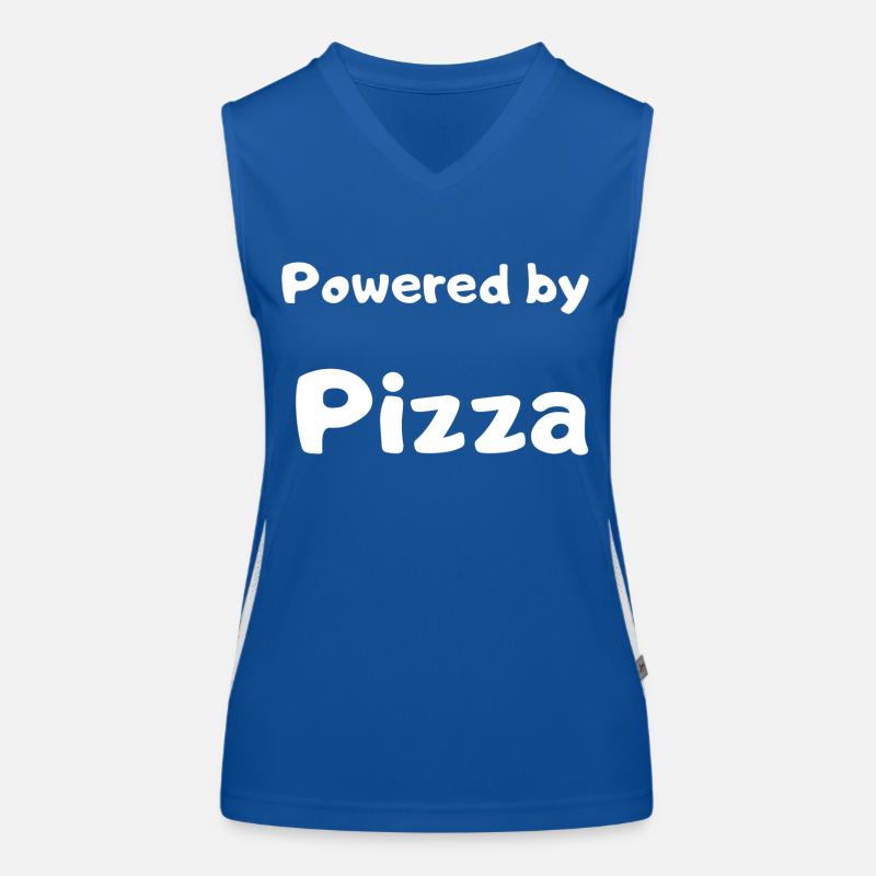 Pizza-Design Funktionelles Kontrast-Tank Top für Frauen