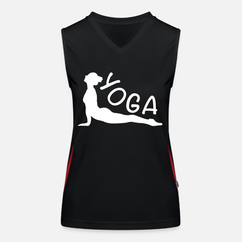 Yoga exercise for a workout Women's Functional Contrast Tank Top