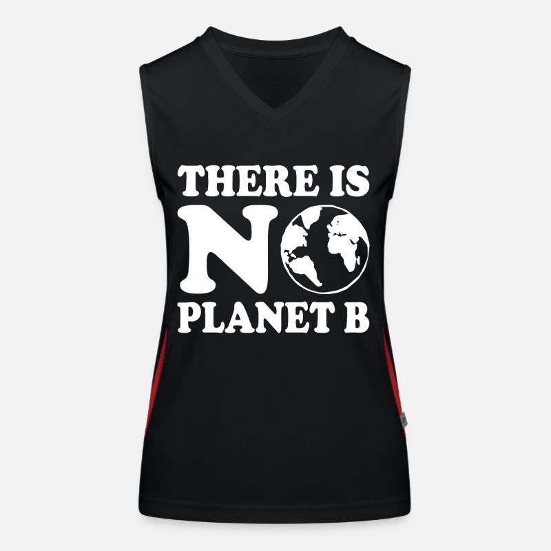 There is no planet b Débardeur respirant contrasté Femme