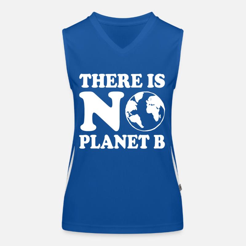 There is no planet b Débardeur respirant contrasté Femme