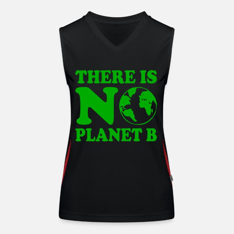There is no planet b Débardeur respirant contrasté Femme