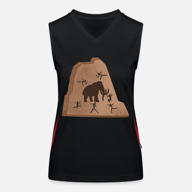 Mammut Steinzeit Funktionelles Kontrast-Tank Top für Frauen