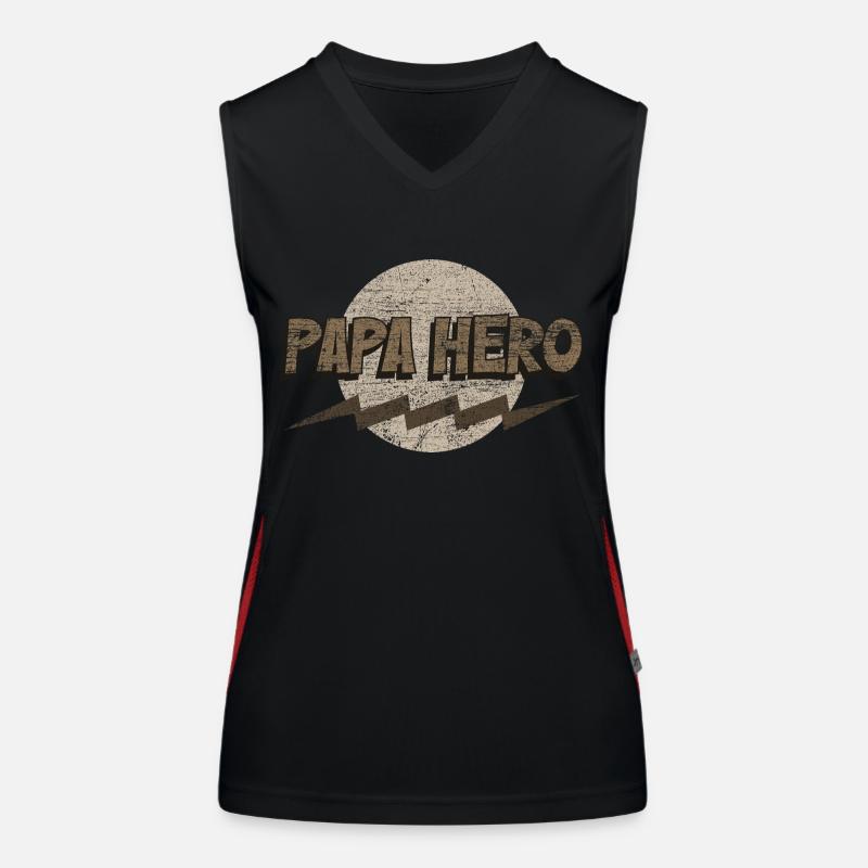 Papa Hero Débardeur respirant contrasté Femme
