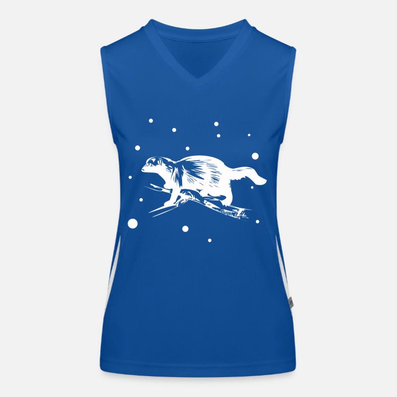 Marten - Ermine - Weasel Women's Functional Contrast Tank Top