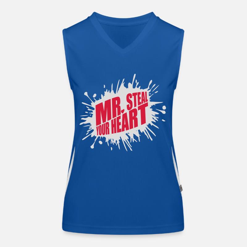 mr steal your heart Funktionelles Kontrast-Tank Top für Frauen