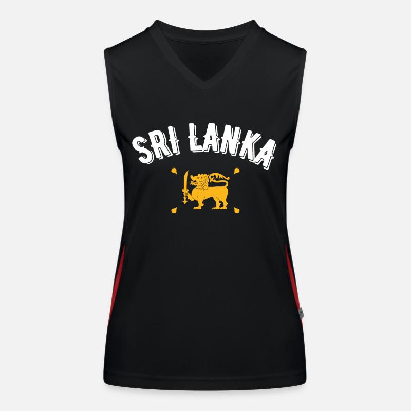 Sri Lanka Women's Functional Contrast Tank Top