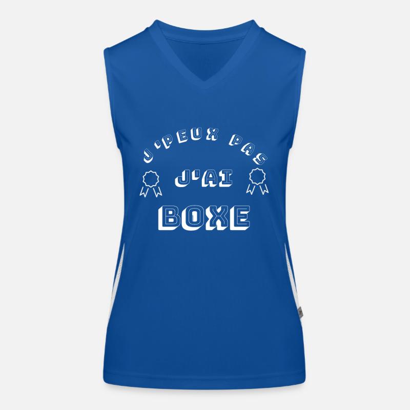 Boxe Débardeur respirant contrasté Femme