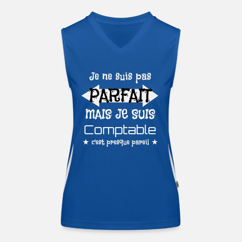 Comptable Débardeur respirant contrasté Femme