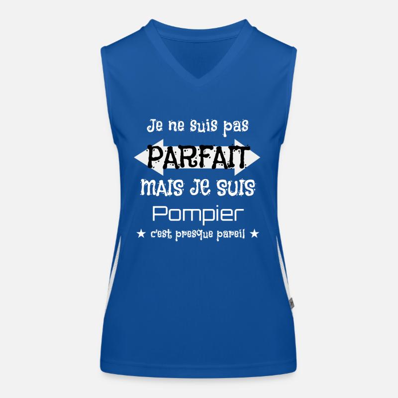 Pompier Débardeur respirant contrasté Femme