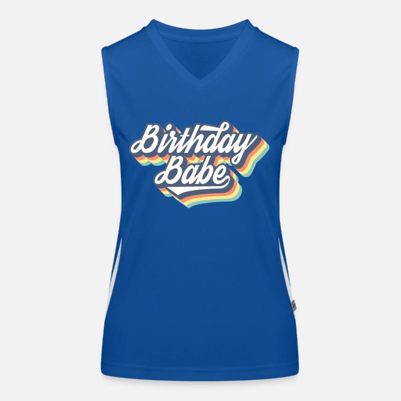 Birthday Babe Matching Group Geburtstagsparty Geschenk Funktionelles Kontrast-Tank Top für Frauen