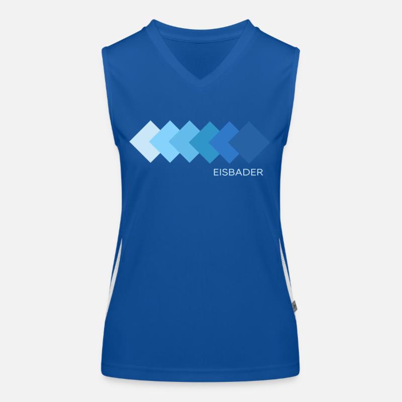 Eisbaden Winterschwimmer Eisloch Winterbaden Funktionelles Kontrast-Tank Top für Frauen