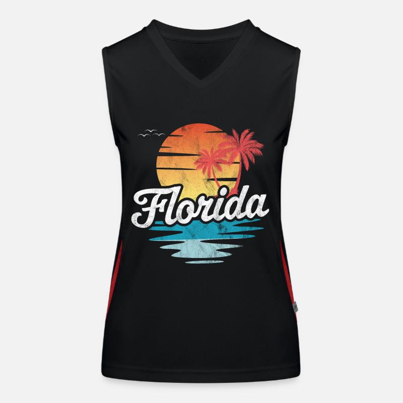Floride Débardeur respirant contrasté Femme