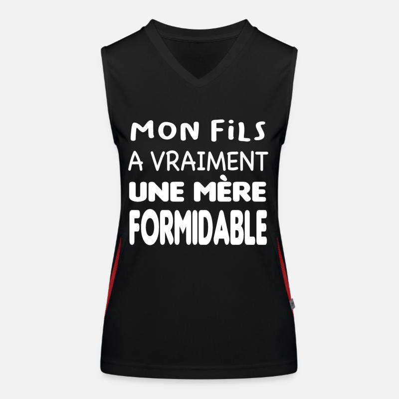 Mère formidable Débardeur respirant contrasté Femme