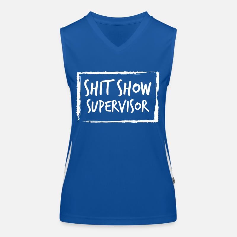 Shit Show Supervisor Funktionelles Kontrast-Tank Top für Frauen